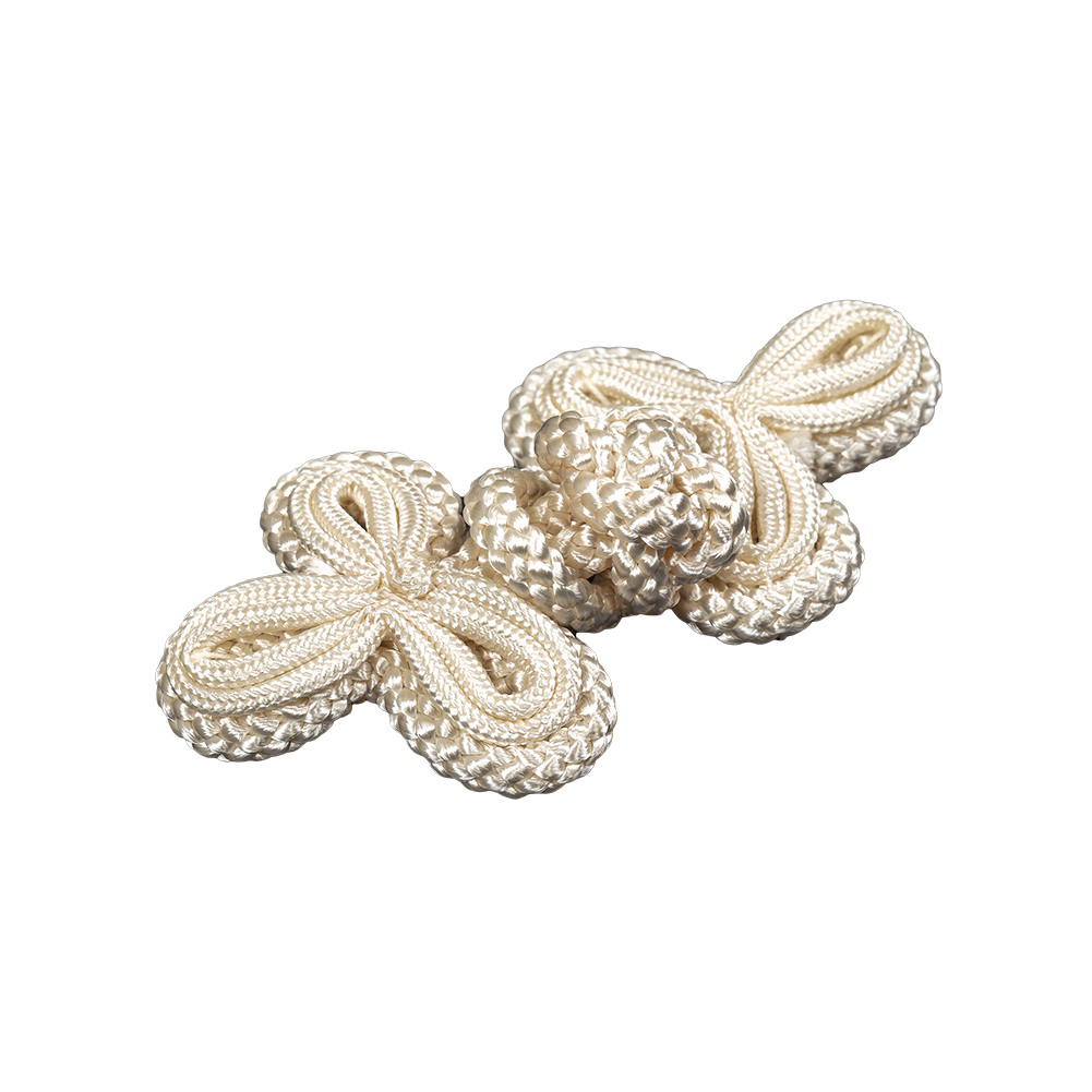 Vintage Ivory Three Leaf Fancy Classic Frog Closure – 3″ x 1.375″ Vintage Ivory Three Leaf Fancy Classic Frog Closure – 3″ x 1.375″