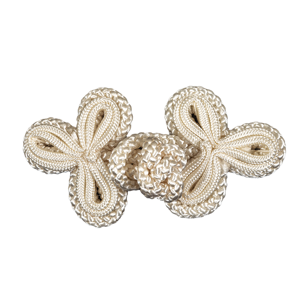 Vintage Ivory Three Leaf Fancy Classic Frog Closure – 3″ x 1.375″ Vintage Ivory Three Leaf Fancy Classic Frog Closure – 3″ x 1.375″