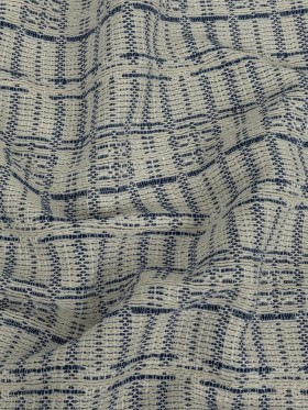 Sargasso Sea and Sugar Swizzle Jacquard Cotton Tweed Sargasso Sea and Sugar Swizzle Jacquard Cotton Tweed