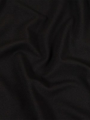 Black Stretch Polyester Crepe Black Stretch Polyester Crepe
