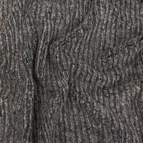 Heathered Gray Rib Knit Faux Fur Heathered Gray Rib Knit Faux Fur