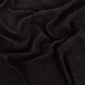 Black Stretch Polyester Crepe Black Stretch Polyester Crepe