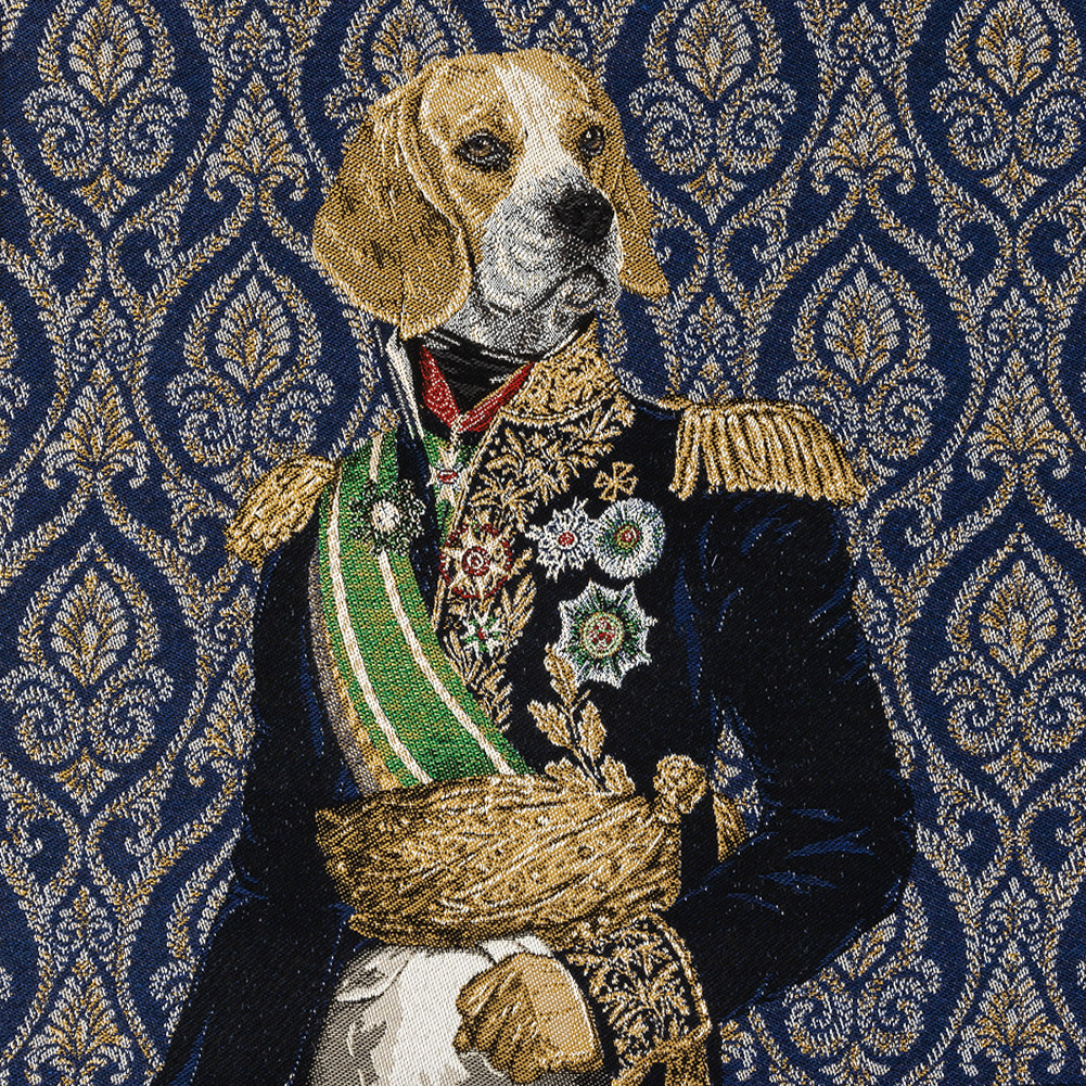 French Royal Blue Woof Marshal Cotton Blend Oversized Square Patch – 18.875″ French Royal Blue Woof Marshal Cotton Blend Oversized Square Patch – 18.875″