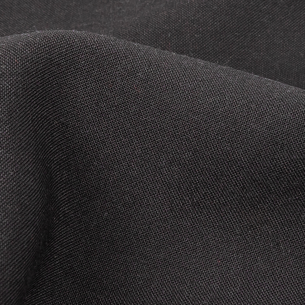 Caldwell Black Ultra Soft Sustainable Rayon Poplin