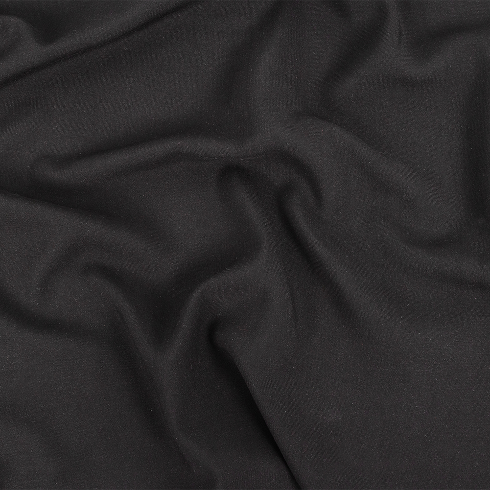 Caldwell Black Ultra Soft Sustainable Rayon Poplin Caldwell Black Ultra Soft Sustainable Rayon Poplin