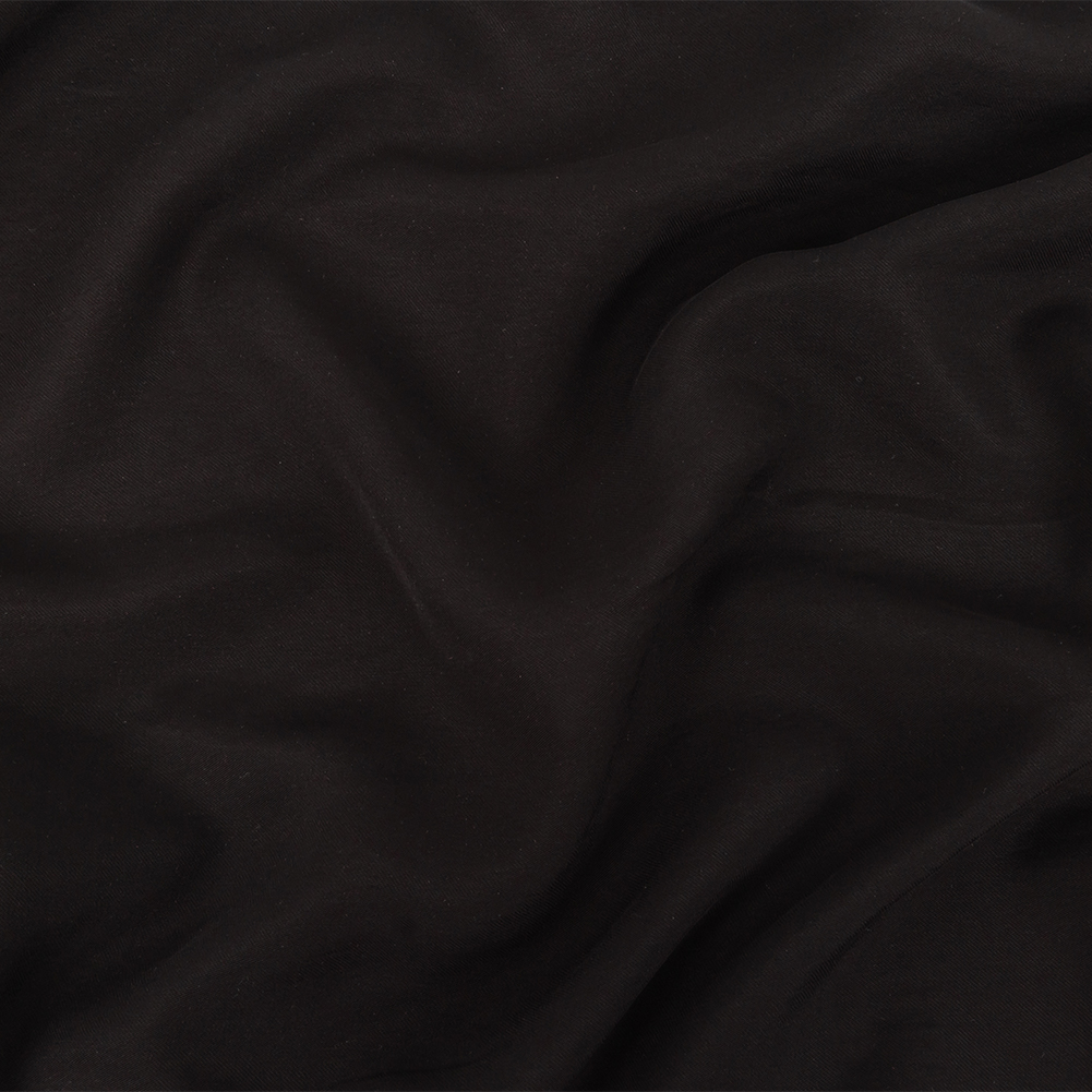 Ultra-Soft Rayon and Recycled Polyester Twill – Black – Zarria Collection Ultra-Soft Rayon and Recycled Polyester Twill – Black – Zarria Collection