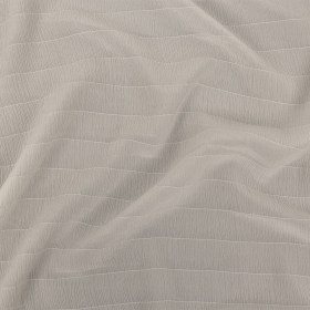 Famous Australian Designer Coconut Milk Stretch Crinkled Silk Crepe with Woven Pinstripes Famous Australian Designer Coconut Milk Stretch Crinkled Silk Crepe with Woven Pinstripes