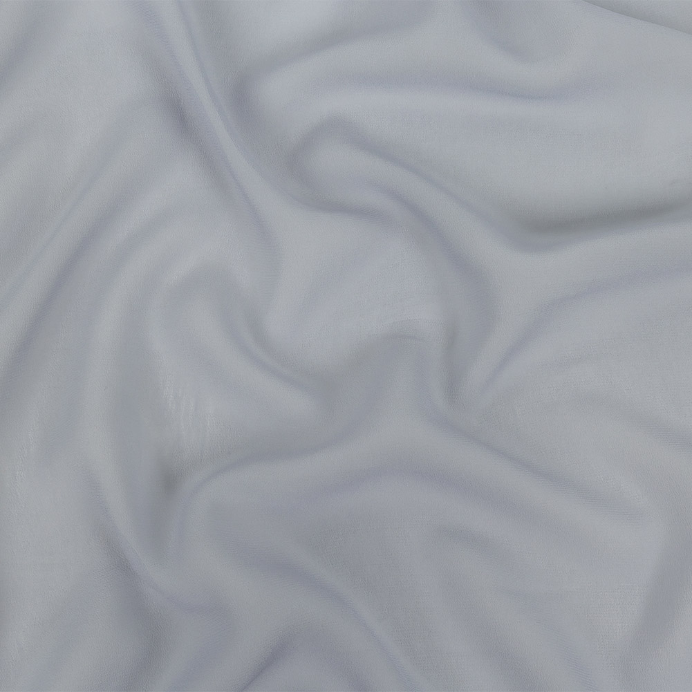 Famous Australian Designer Blue Gray Viscose Georgette Famous Australian Designer Blue Gray Viscose Georgette