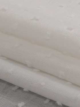 Famous Australian Designer Cloud Dancer Cotton Swiss Dot Famous Australian Designer Cloud Dancer Cotton Swiss Dot