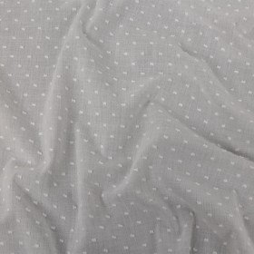 Famous Australian Designer Cloud Dancer Cotton Swiss Dot Famous Australian Designer Cloud Dancer Cotton Swiss Dot