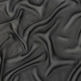 Famous Australian Designer Black Polyester Georgette Famous Australian Designer Black Polyester Georgette