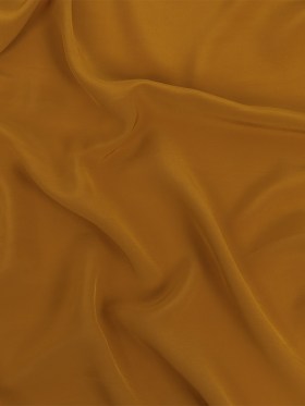 Famous Australian Designer Butterscotch Crepe de Chine Viscose Lining Famous Australian Designer Butterscotch Crepe de Chine Viscose Lining