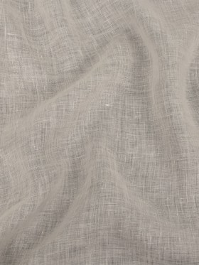 Famous Australian Designer Egret Lightweight Linen Poplin Famous Australian Designer Egret Lightweight Linen Poplin