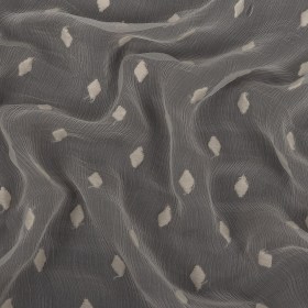 Famous Australian Designer Pristine Embroidered Diamonds Crinkled Silk Chiffon Famous Australian Designer Pristine Embroidered Diamonds Crinkled Silk Chiffon