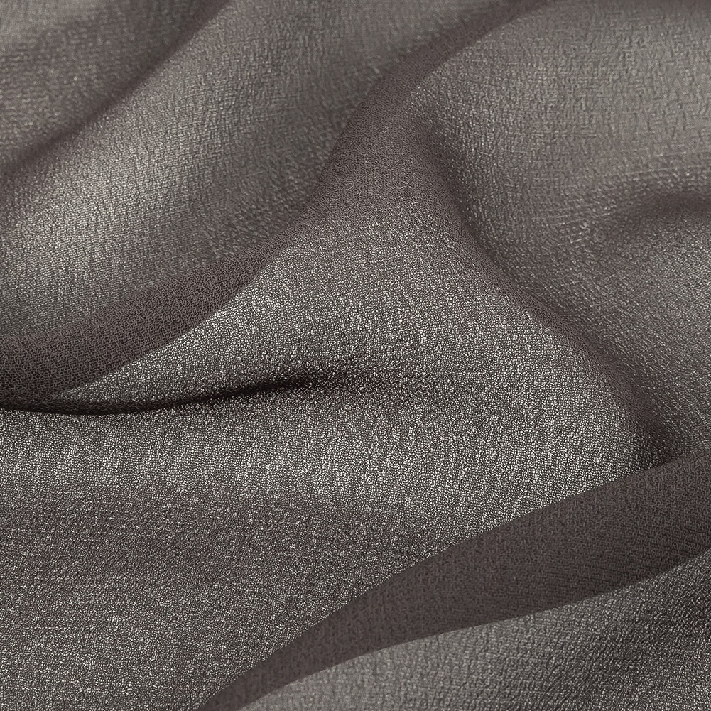 Famous Australian Designer Black Viscose Georgette Famous Australian Designer Black Viscose Georgette