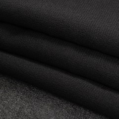 Famous Australian Designer Black Viscose Georgette Lining Famous Australian Designer Black Viscose Georgette Lining