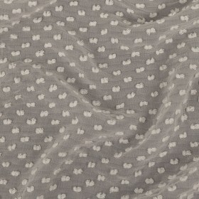 Famous Australian Designer Pearl Faux Swiss Dot Silk Georgette Famous Australian Designer Pearl Faux Swiss Dot Silk Georgette