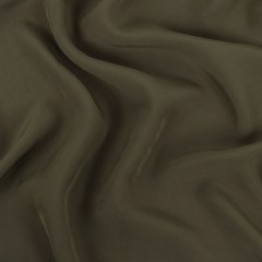 Famous Australian Designer Olive Crepe de Chine Viscose Lining Famous Australian Designer Olive Crepe de Chine Viscose Lining