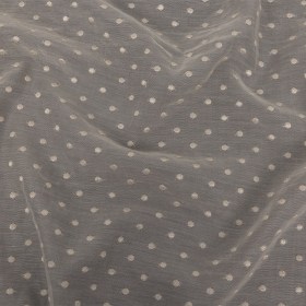 Famous Australian Designer Frozen Dew Embroidered Dots Cotton and Silk Voile Famous Australian Designer Frozen Dew Embroidered Dots Cotton and Silk Voile