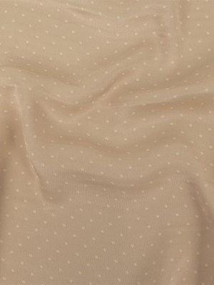 Famous Australian Designer Pink Tint Polka Dotted Shiny Viscose Twill Famous Australian Designer Pink Tint Polka Dotted Shiny Viscose Twill