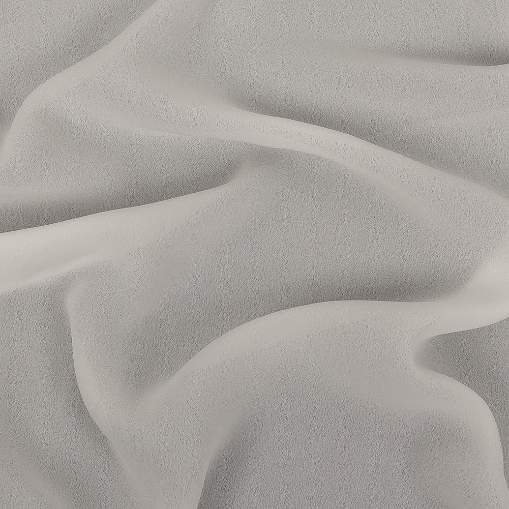 Famous Australian Designer Ivory High-Multitwist Polyester Georgette Famous Australian Designer Ivory High-Multitwist Polyester Georgette