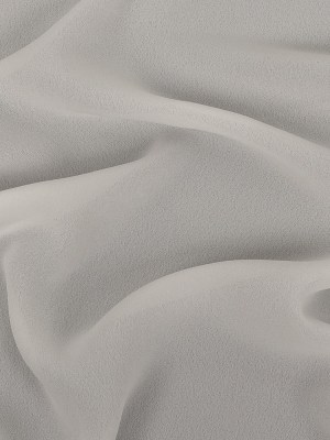 Famous Australian Designer Ivory High-Multitwist Polyester Georgette Famous Australian Designer Ivory High-Multitwist Polyester Georgette