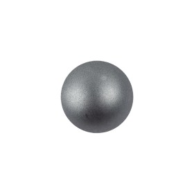 Italian Hematite Iridescent Ball Shank Back Button – 22L/14mm Italian Hematite Iridescent Ball Shank Back Button – 22L/14mm