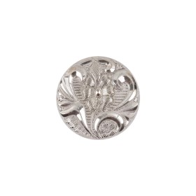 Vapor Translucent Floral Shank Back Glass Button – 28L/18mm Vapor Translucent Floral Shank Back Glass Button – 28L/18mm