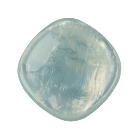 Powder Blue Iridescent Rounded Square Self Back Plastic Button – 48L/30.5mm Powder Blue Iridescent Rounded Square Self Back Plastic Button – 48L/30.5mm