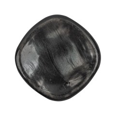 Smoke Iridescent Rounded Square Self Back Plastic Button – 48L/30.5mm Smoke Iridescent Rounded Square Self Back Plastic Button – 48L/30.5mm