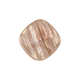 Blush Iridescent Rounded Square Self Back Plastic Button – 36L/23mm Blush Iridescent Rounded Square Self Back Plastic Button – 36L/23mm