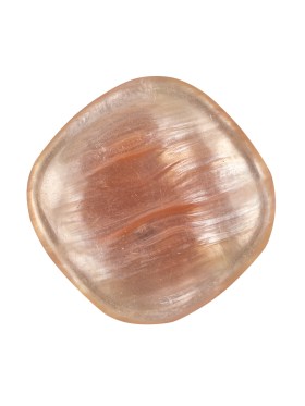 Blush Iridescent Rounded Square Self Back Plastic Button – 40L/25.5mm Blush Iridescent Rounded Square Self Back Plastic Button – 40L/25.5mm