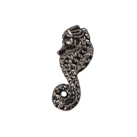 Vintage Gunmetal Seahorse Cast Metal Button – 42L/27mm Vintage Gunmetal Seahorse Cast Metal Button – 42L/27mm