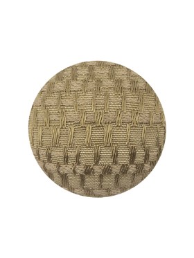 Sponge Jacquard Fabric Covered Domed Cotton Blend Sew On Button – 36L/23mm Sponge Jacquard Fabric Covered Domed Cotton Blend Sew On Button – 36L/23mm