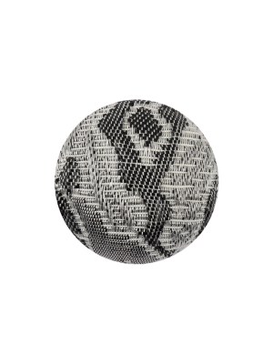 Gunpowder Lurex, Dove and White Abstract Brocade Fabric Covered Domed Shank Back Button – 30L/19mm Gunpowder Lurex, Dove and White Abstract Brocade Fabric Covered Domed Shank Back Button – 30L/19mm