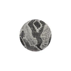 Gunpowder Lurex, Dove and White Abstract Brocade Fabric Covered Domed Shank Back Button – 30L/19mm Gunpowder Lurex, Dove and White Abstract Brocade Fabric Covered Domed Shank Back Button – 30L/19mm