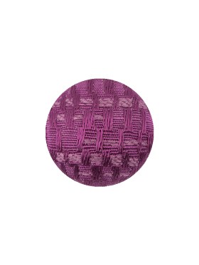 Magenta Jacquard Fabric Covered Domed Cotton Blend Sew On Button – 25L/16mm Magenta Jacquard Fabric Covered Domed Cotton Blend Sew On Button – 25L/16mm