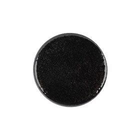 Black Patent Leather and Silk Sew On Button – 36L/23mm Black Patent Leather and Silk Sew On Button – 36L/23mm