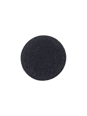 Black Fabric Covered Shallow Plate Silk Blended Sew On Button – 24L/15mm Black Fabric Covered Shallow Plate Silk Blended Sew On Button – 24L/15mm