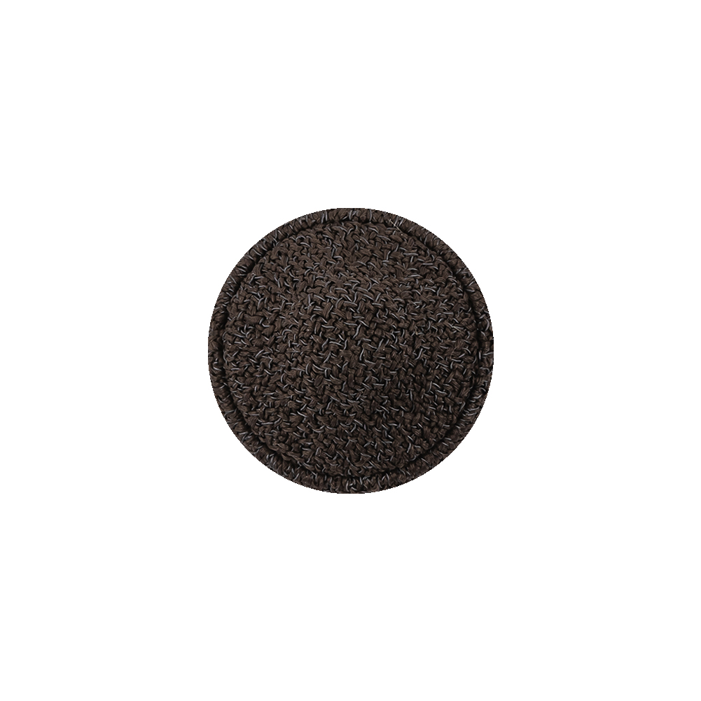 Brownie Creped Fabric Covered Domed Wool Blend Sew On Button – 25L/16mm Brownie Creped Fabric Covered Domed Wool Blend Sew On Button – 25L/16mm