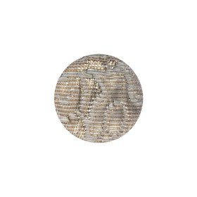 Golden Egg Lurex, Rainy Day and White Abstract Brocade Fabric Covered Shank Back Button – 30L/19mm Golden Egg Lurex, Rainy Day and White Abstract Brocade Fabric Covered Shank Back Button – 30L/19mm