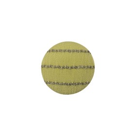 Lime and Silvery Lurex Striated Satin Fabric Covered Silk and Metal Sew On Button – 24L/15mm Lime and Silvery Lurex Striated Satin Fabric Covered Silk and Metal Sew On Button – 24L/15mm
