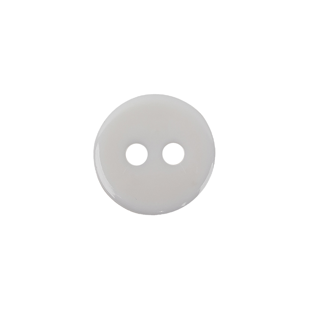 Italian Sunny Side Up and White Two Hole Plastic Button – 24L/15mm Italian Sunny Side Up and White Two Hole Plastic Button – 24L/15mm