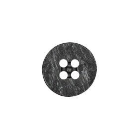 Smoke Iridescent Four Hole Smooth Top Plastic Button – 24L/15mm Smoke Iridescent Four Hole Smooth Top Plastic Button – 24L/15mm