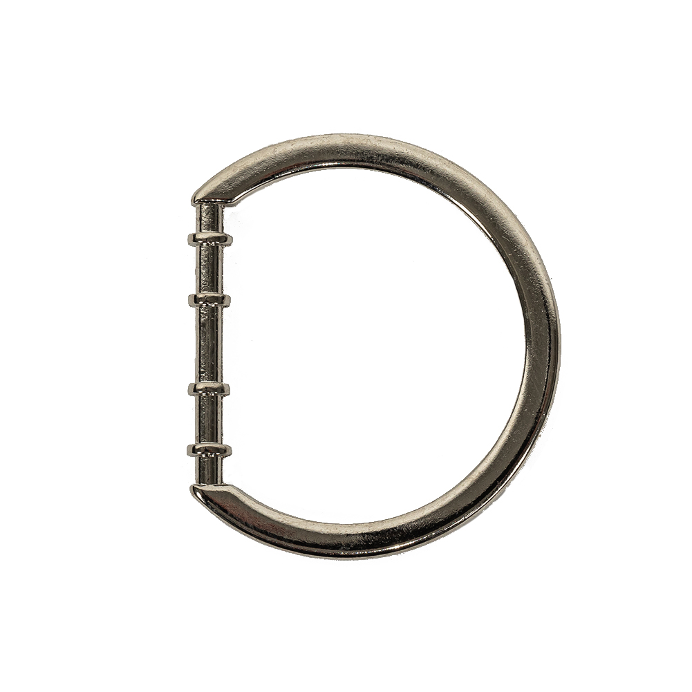 Nickel Cast Metal Rounded D-Ring – 25mm Nickel Cast Metal Rounded D-Ring – 25mm