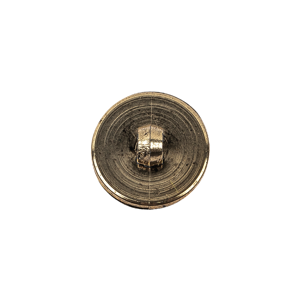 Italian Gold Plated Faux Chain Shank Back Button – 24L/15mm Italian Gold Plated Faux Chain Shank Back Button – 24L/15mm
