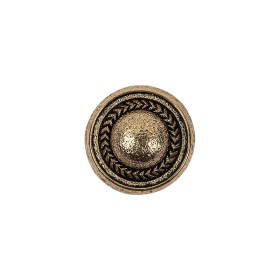 Italian Gold Plated Faux Chain Shank Back Button – 24L/15mm Italian Gold Plated Faux Chain Shank Back Button – 24L/15mm