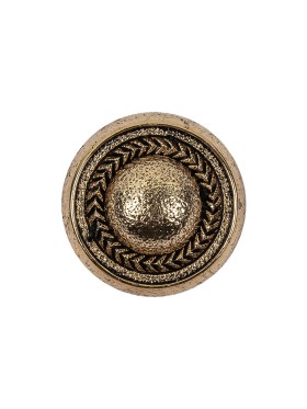 Italian Gold Plated Faux Chain Shank Back Button – 30L/19mm Italian Gold Plated Faux Chain Shank Back Button – 30L/19mm