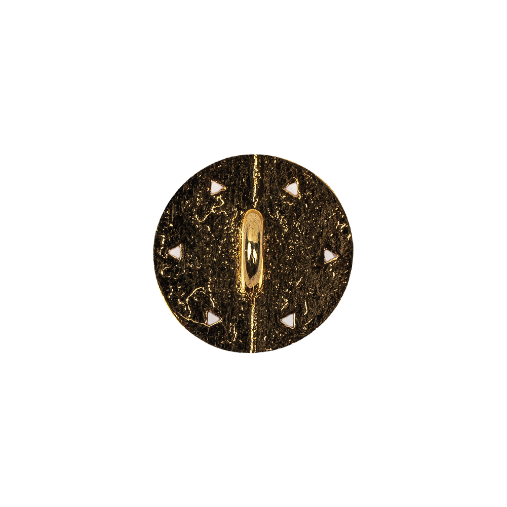 Italian Gold Floral Shank Back Button – 24L/15mm Italian Gold Floral Shank Back Button – 24L/15mm