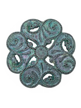 Italian Fairy Wing Floral Shank Back Button – 44L/28mm Italian Fairy Wing Floral Shank Back Button – 44L/28mm